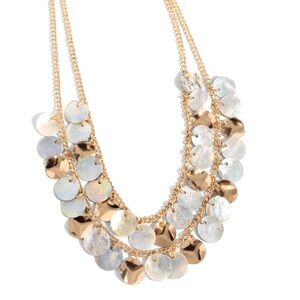 Layered Gold shell Necklace
